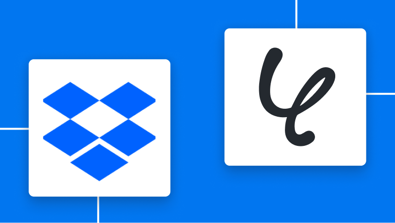 DropboxとYoomの連携イメージ