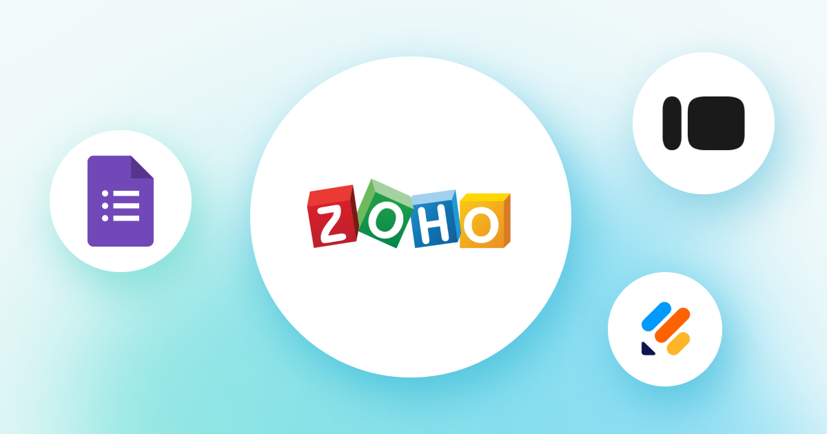 フォームとZoho CRMの連携イメージ