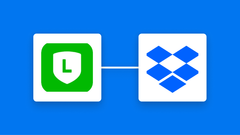 LINE公式アカウントとDropboxの連携イメージ