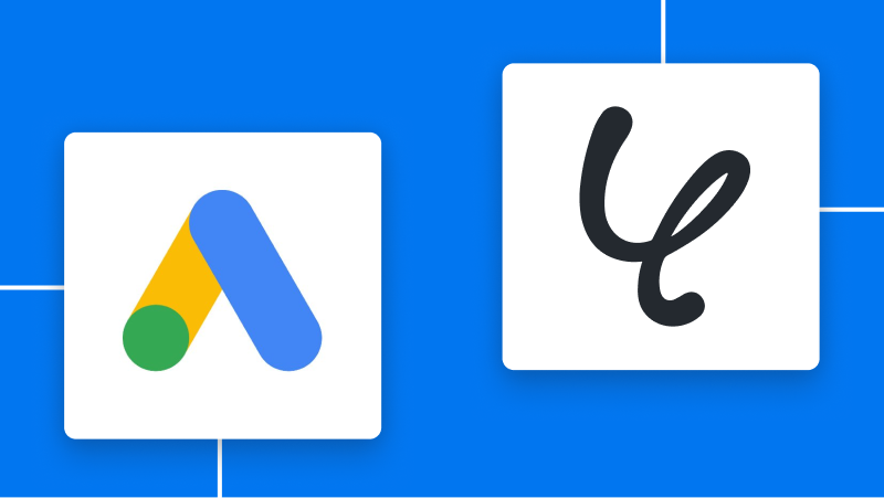 Google AdsとYoomの連携イメージ