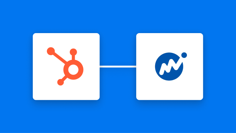 HubSpotとマネーフォワード クラウド請求書の連携イメージ