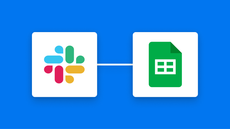 SlackとGoogle スプレッドシートの連携イメージ