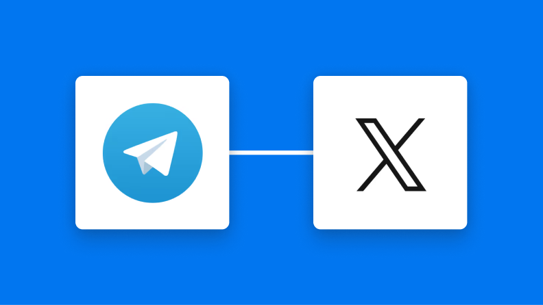 TelegramとX（Twitter）の連携イメージ