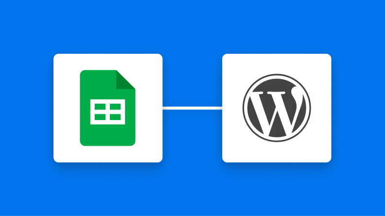 Google スプレッドシートとWordPress.orgの連携イメージ