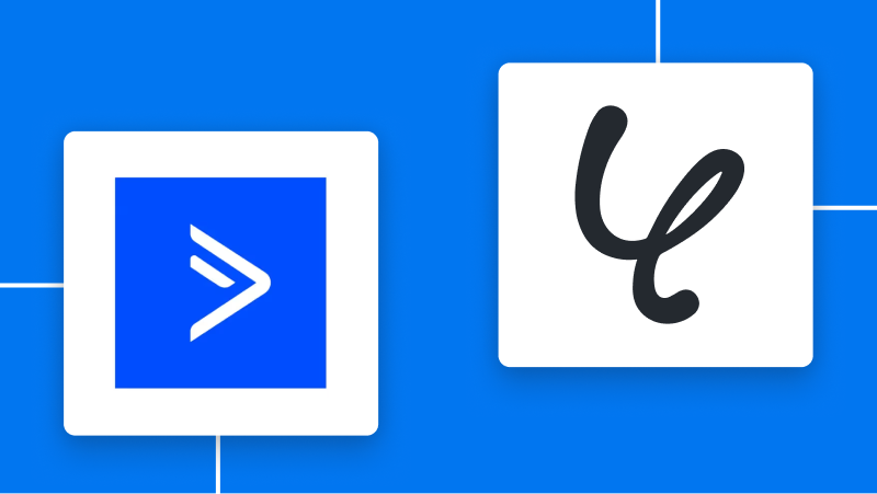 ActiveCampaignとYoomの連携イメージ