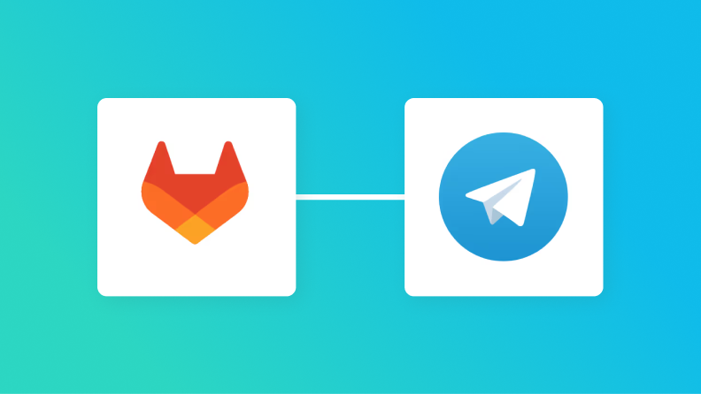 GitLabとTelegramの連携イメージ