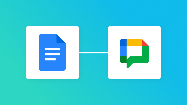Google ChatとGoogleドキュメントの連携イメージ
