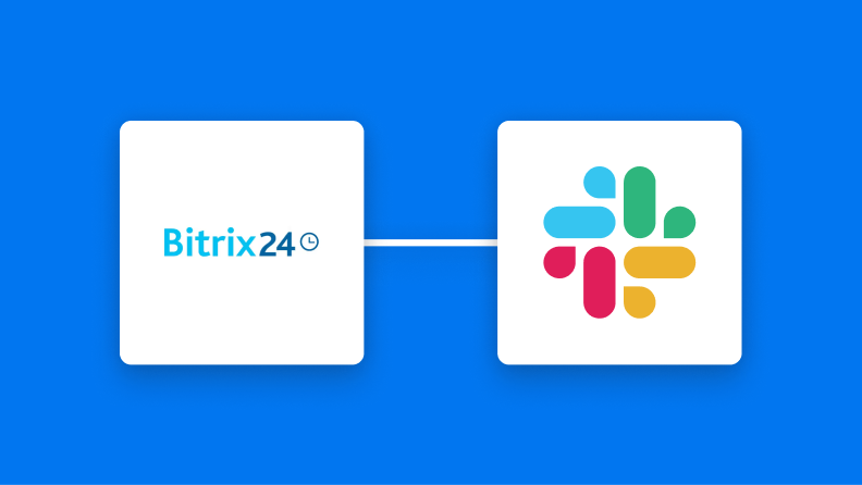 Bitrix24とSlackの連携イメージ