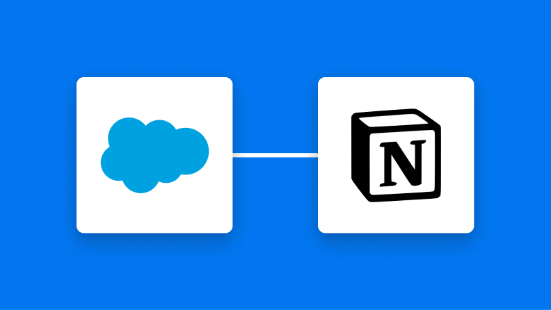SalesforceとNotionの連携イメージ