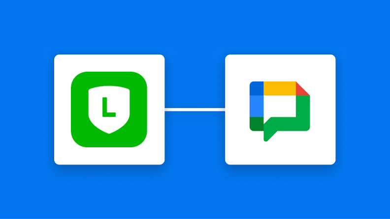 LINE公式アカウントとGoogle Chatの連携イメージ