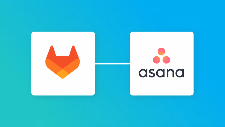 GitLabとAsanaの連携イメージ
