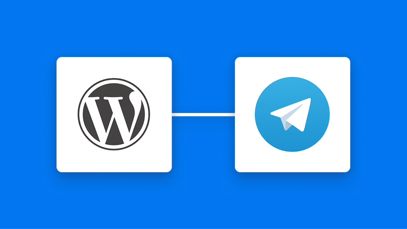 WordPress.orgとTelegramの連携イメージ