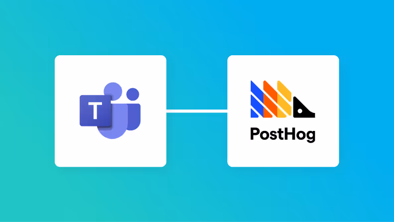 【簡単設定】Microsoft TeamsのデータをPostHogに自動的に連携する方法