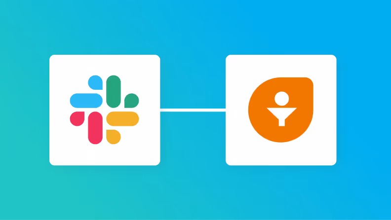 SlackとFreshsalesの連携イメージ