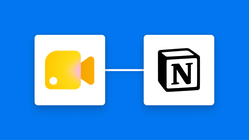 Google MeetとNotionの連携イメージ