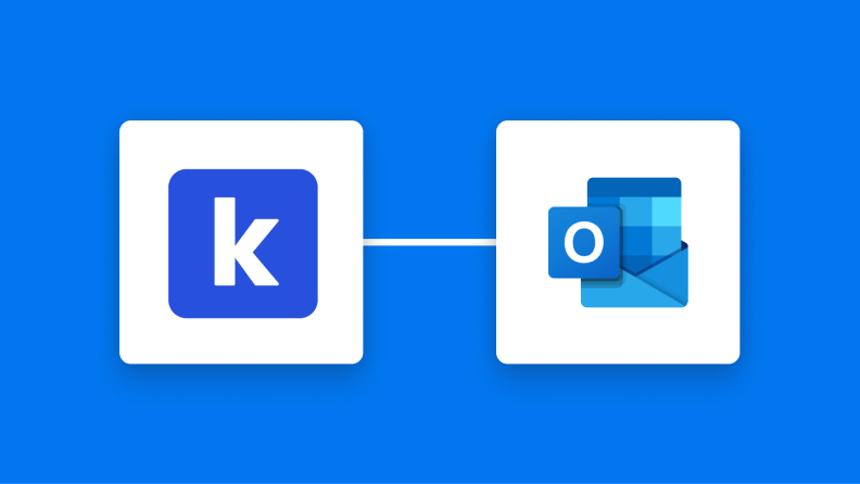 kickflowとOutlookの連携イメージ