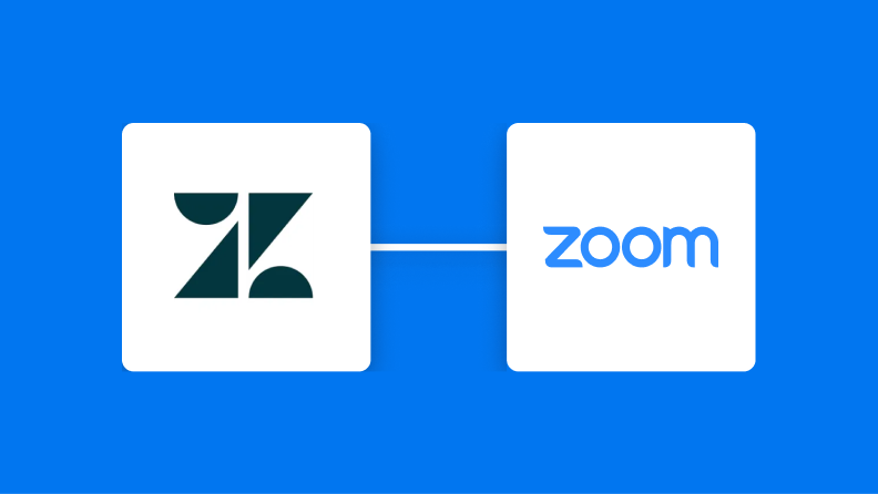 ZendeskとZoomの連携イメージ