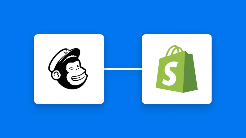 MailchimpとShopifyの連携イメージ