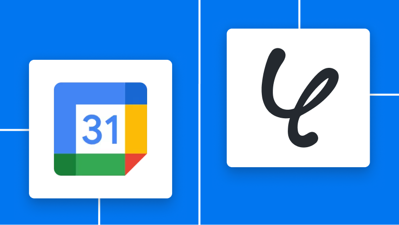 GoogleカレンダーとYoomの連携イメージ