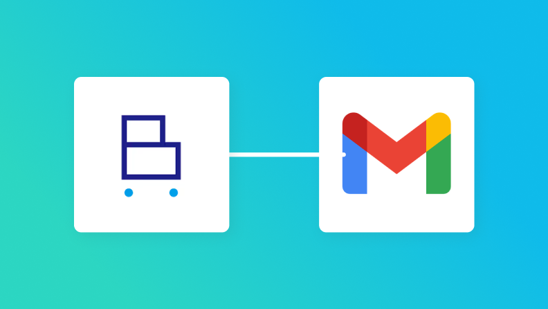 BカートとGmailの連携イメージ