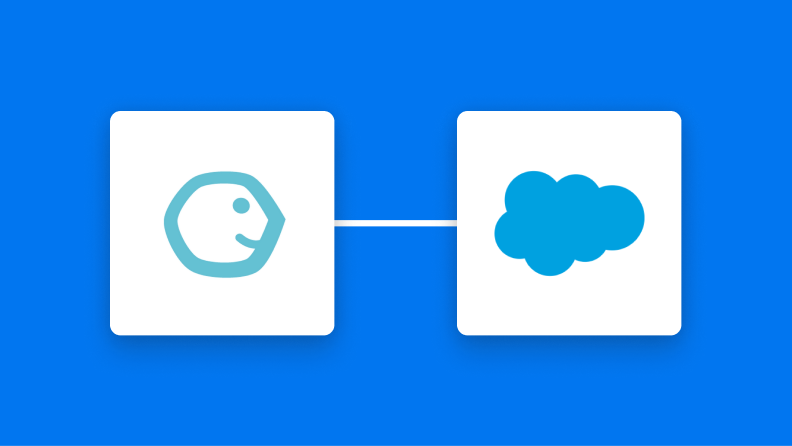 コラボフローとSalesforceの連携イメージ