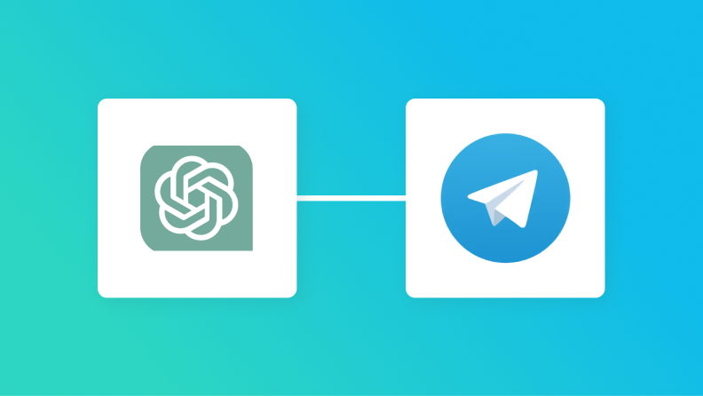 ChatGPTとTelegramの連携イメージ