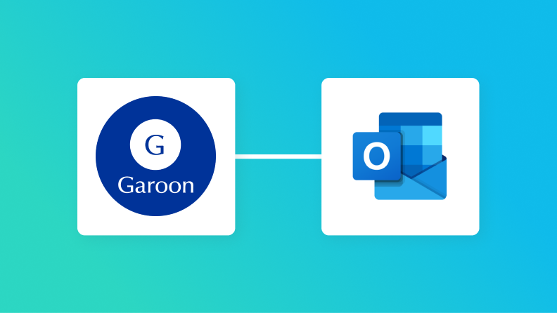 GaroonとOutlookの連携イメージ