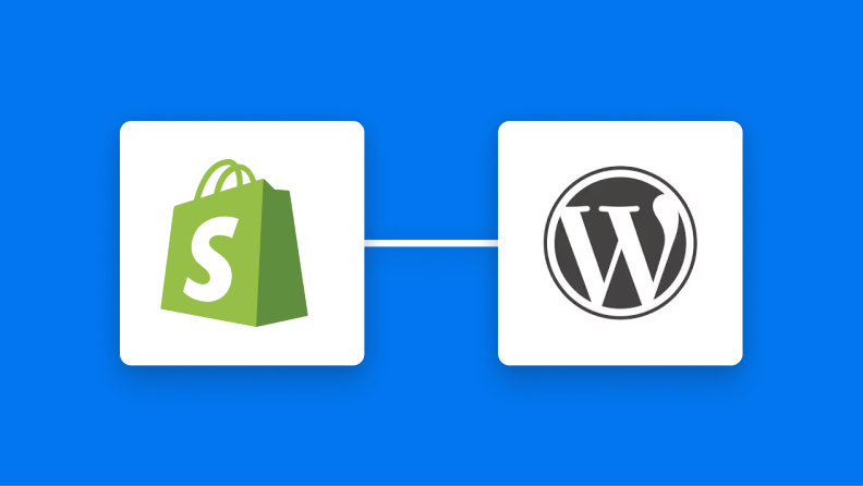ShopifyとWordPress.orgの連携イメージ