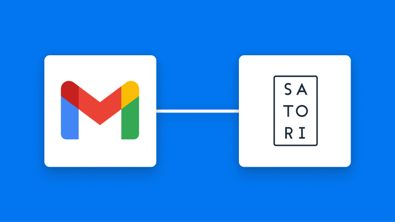 GmailとSATORIの連携イメージ