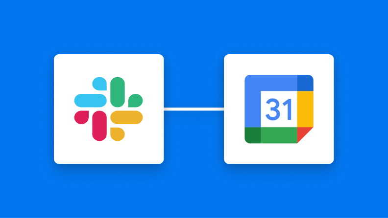 SlackとGoogleカレンダーの連携イメージ