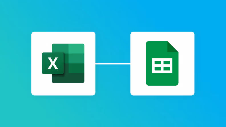 Microsoft ExcelとGoogle スプレッドシートの連携イメージ