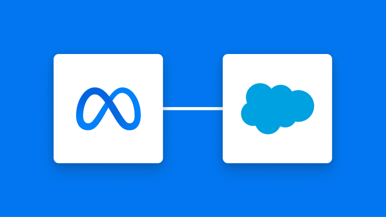 Meta広告（Facebook）とSalesforceの連携イメージ