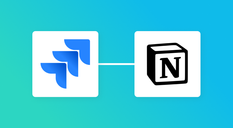Jira SoftwareとNotionの連携イメージ