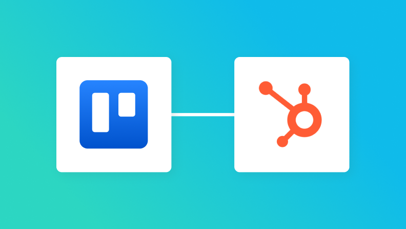 TrelloとHubSpotの連携イメージ