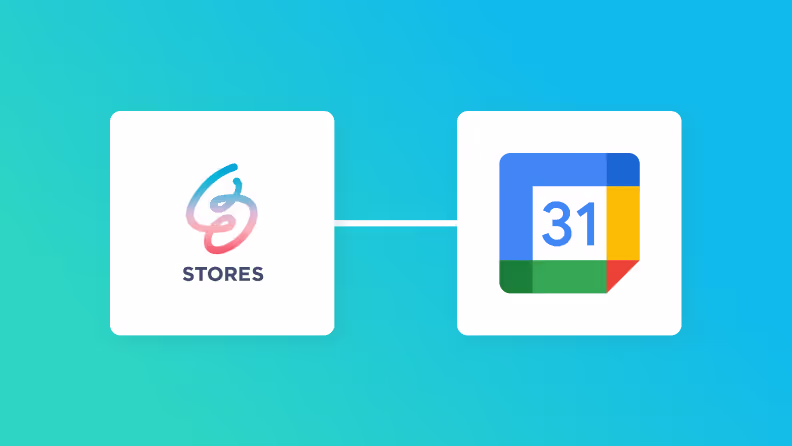 STORES予約とGoogleカレンダーの連携イメージ