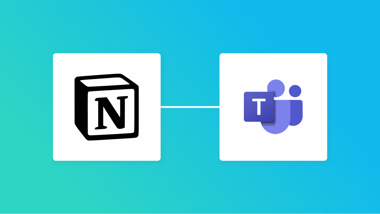 NotionとMicrosoft Teamsの連携イメージ