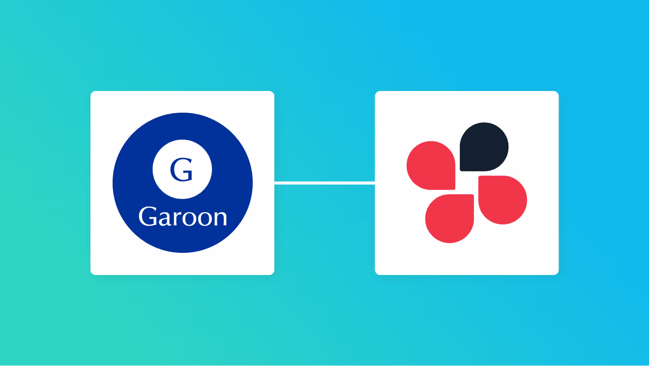 GaroonとChatworkの連携イメージ