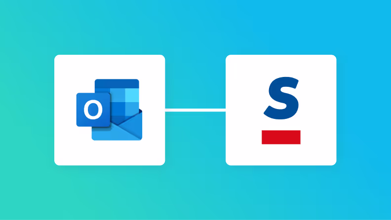 OutlookとSansanの連携イメージ
