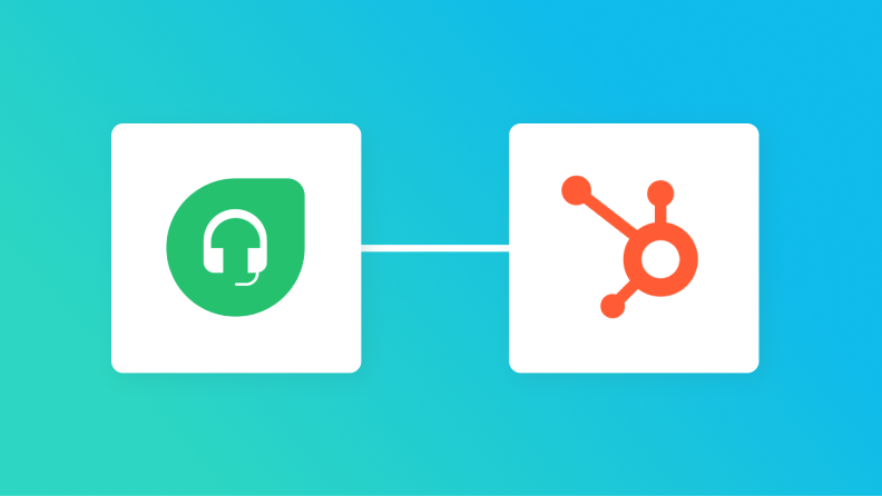 FreshdeskとHubSpotの連携イメージ