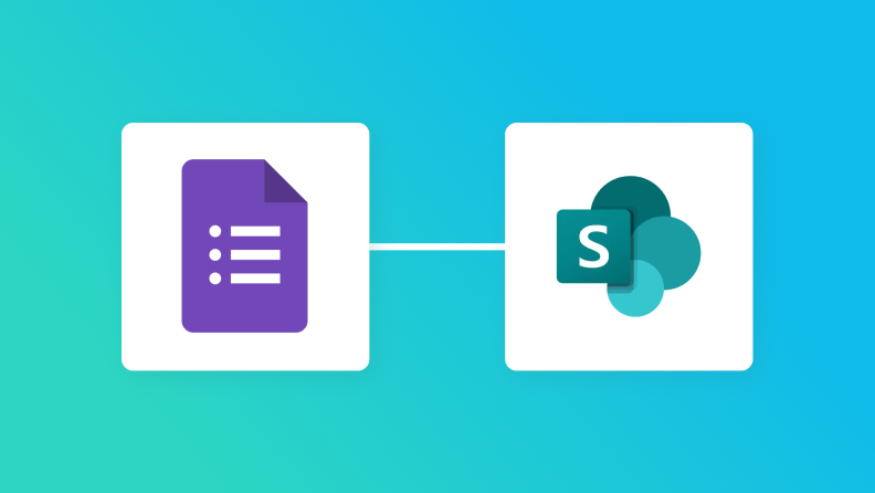 Googleフォーム・Google Drive・Microsoft SharePointの連携イメージ
