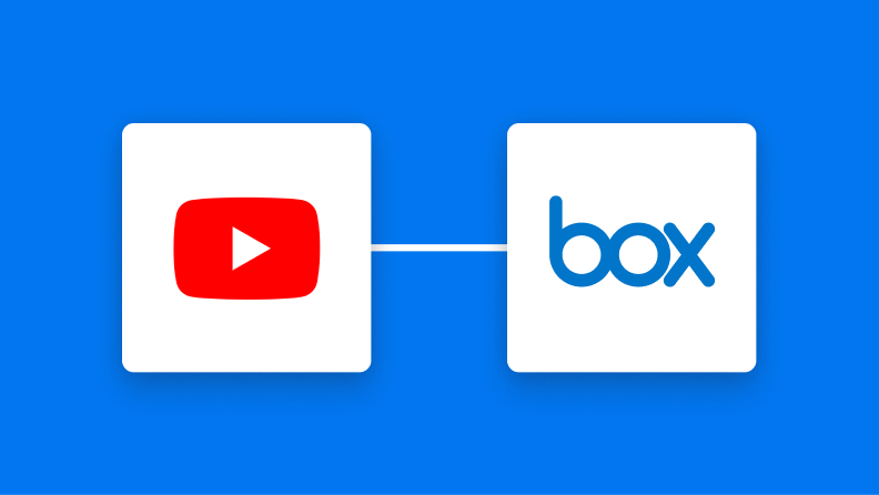 YouTubeとBoxの連携イメージ
