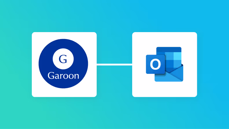 GaroonとOutlookの連携イメージ