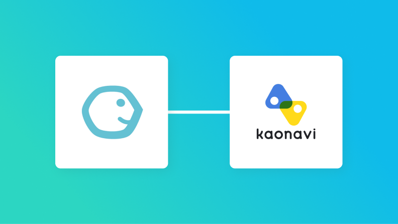 コラボフローとカオナビの連携イメージ