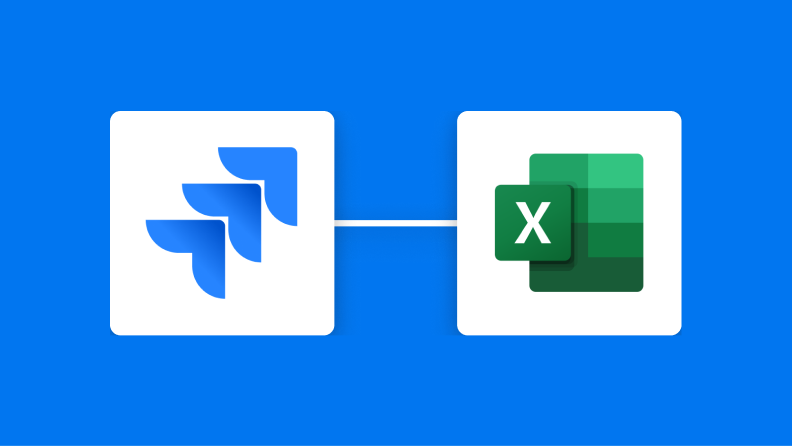 Jira SoftwareとMicrosoft Excelの連携イメージ