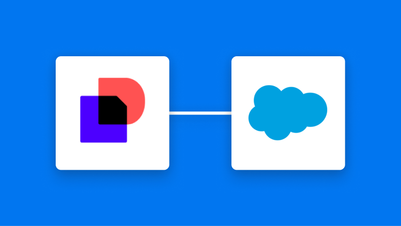 DocuSignとSalesforceの連携イメージ