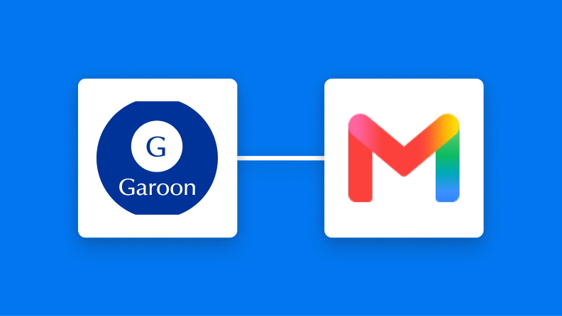 GaroonとGmailの連携イメージ