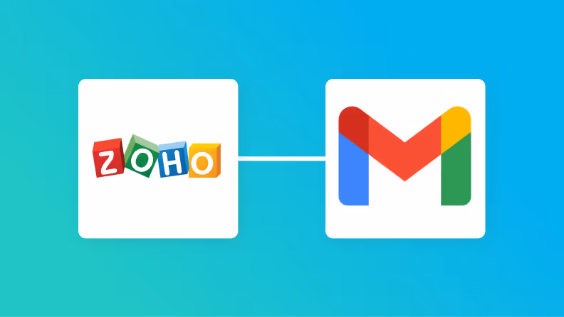 Zoho CRMとGmailの連携イメージ