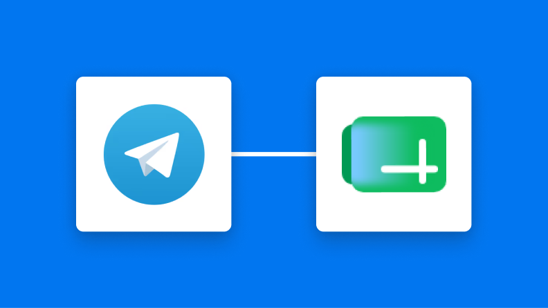 TelegramとGoogle スプレッドシートの連携イメージ