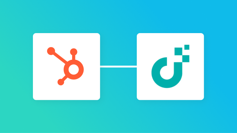 HubSpotとJUST.DBの連携イメージ