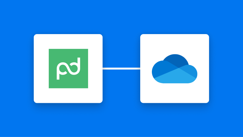 PandaDocとMicrosoft OneDriveの連携イメージ